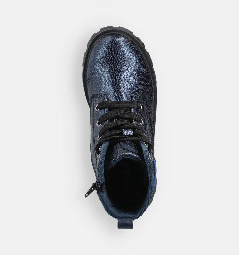 Milo & Mila Chaussures hautes en Bleu pour filles (362947) - pour semelles orthopédiques