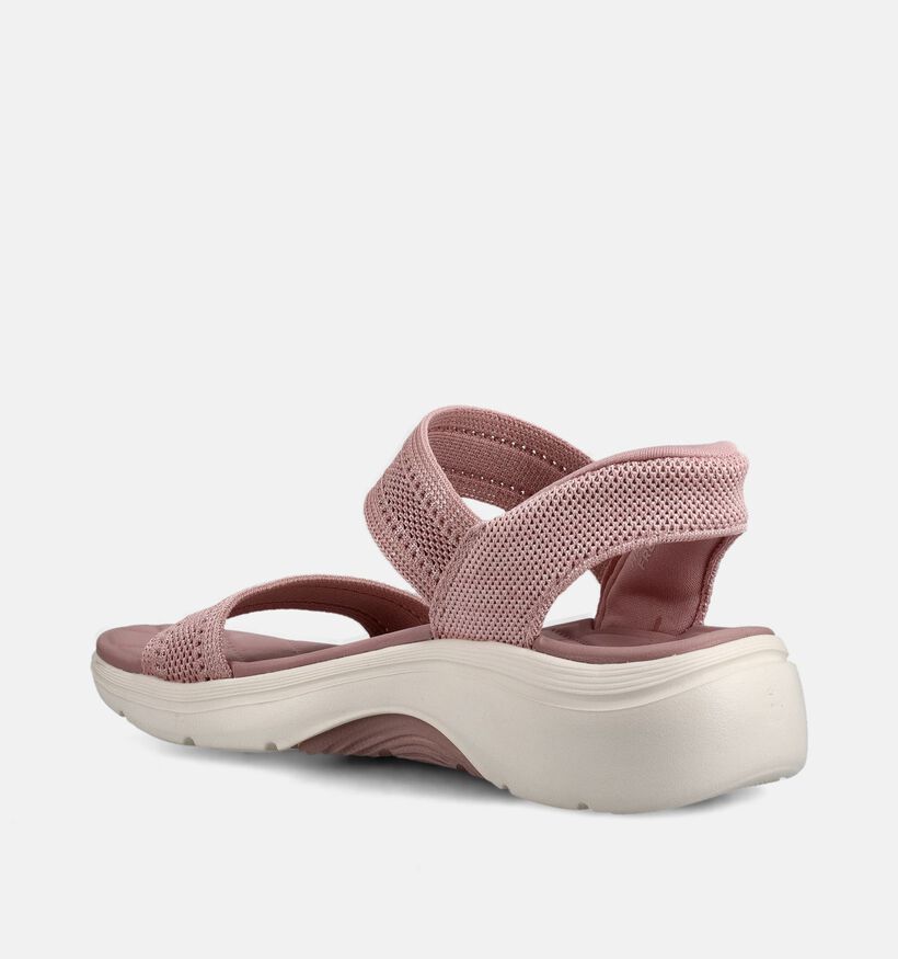 Skechers Go Walk Arch Fit Roze Sandalen voor dames (371232)