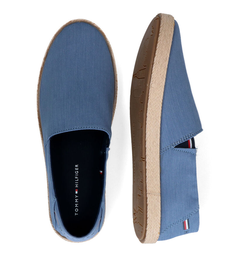 Tommy Hilfiger Recycled Chambray Espadrilles en Bleu pour hommes (304042)