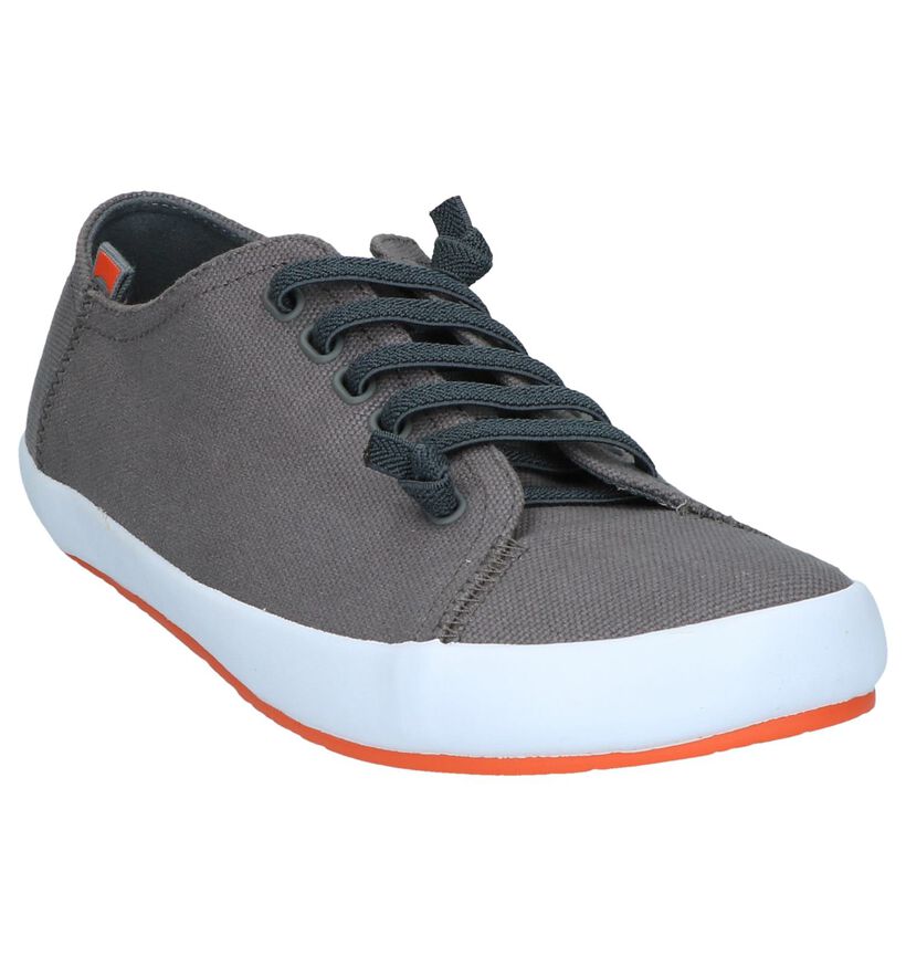 Camper Chaussures slip-on en Gris en textile (244546)