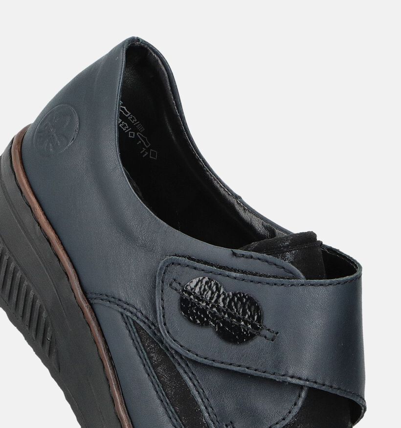Rieker Donkerblauwe Velcroschoenen voor dames (360482)