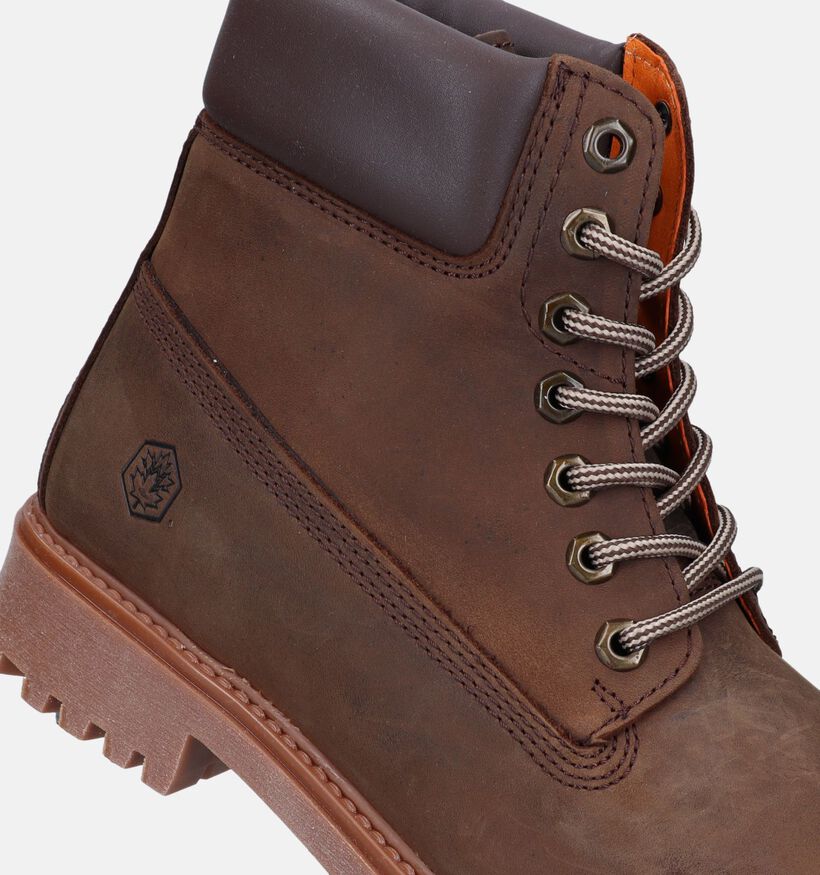 Lumberjack River Bruine Bottines voor heren (329971) - geschikt voor steunzolen