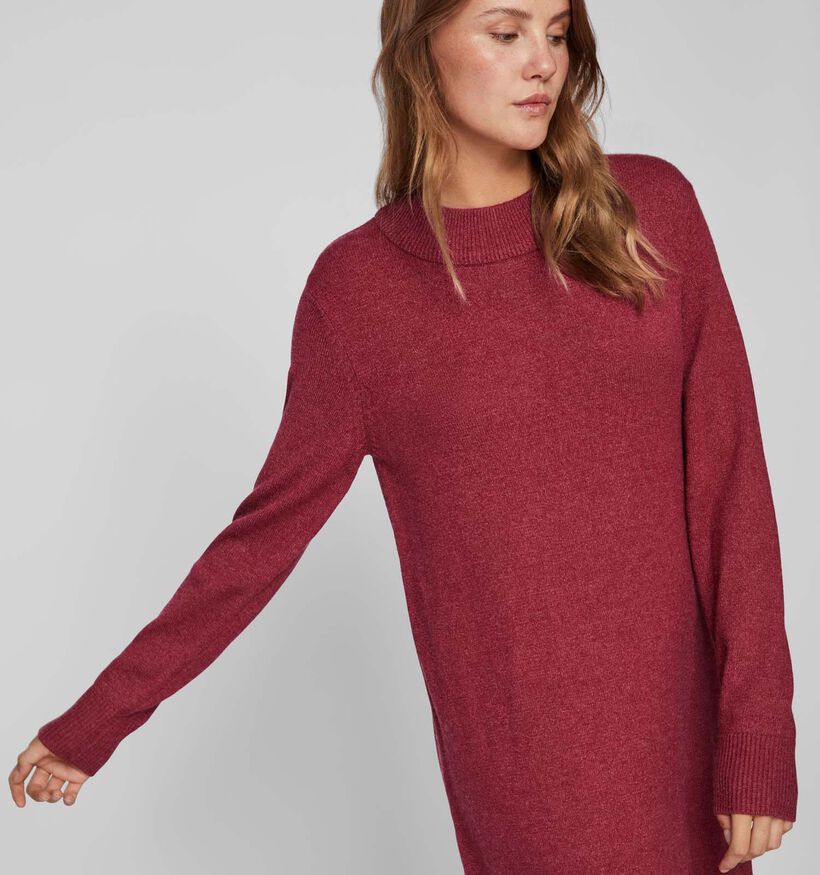Vila Ril Rode Trui jurk voor dames (328874)
