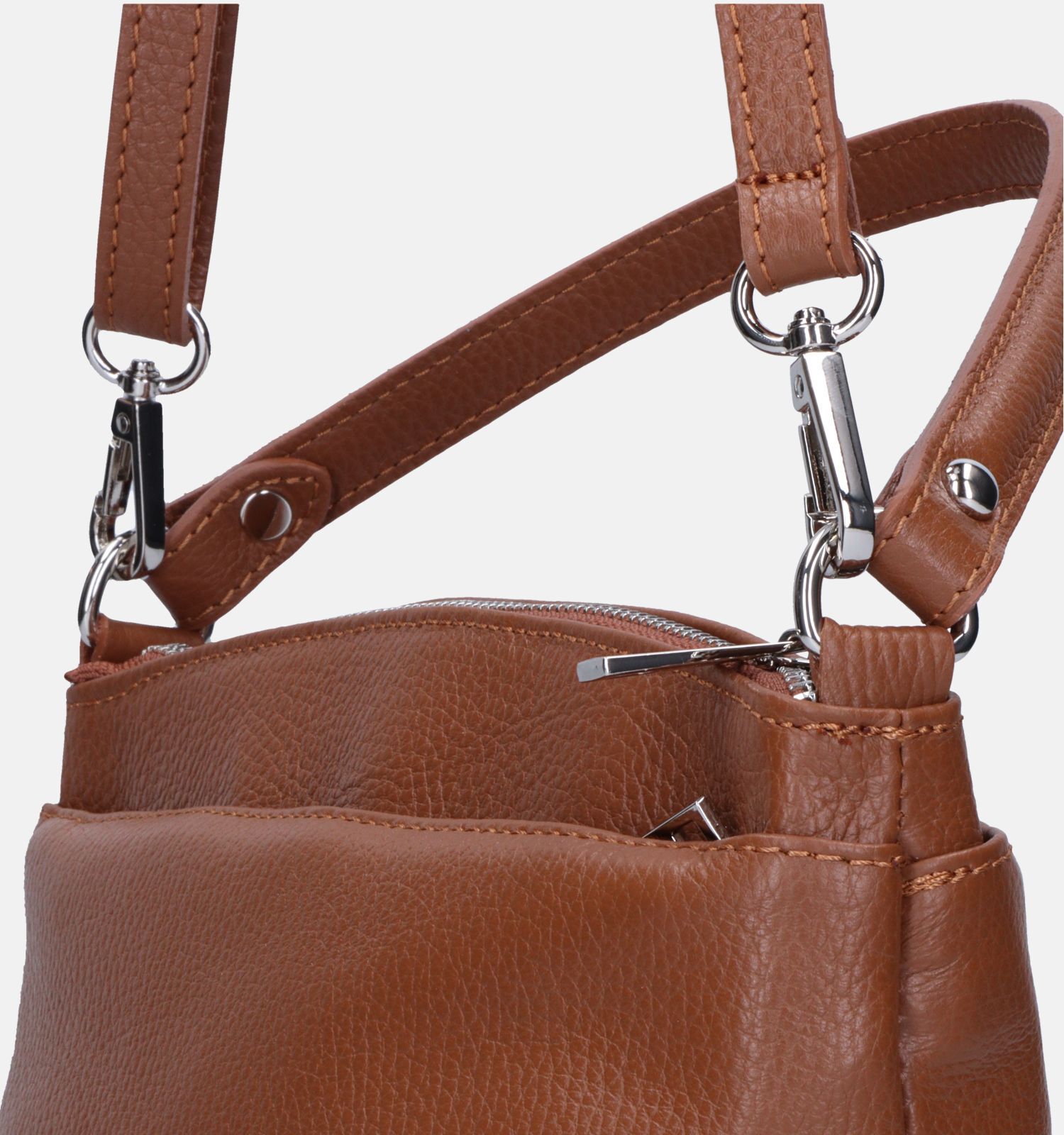 Time Mode Giov Cognac Schoudertas Dames Schoudertassen Online