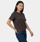 Vero Moda Hali Donkerbruine T-shirt voor dames (377616)