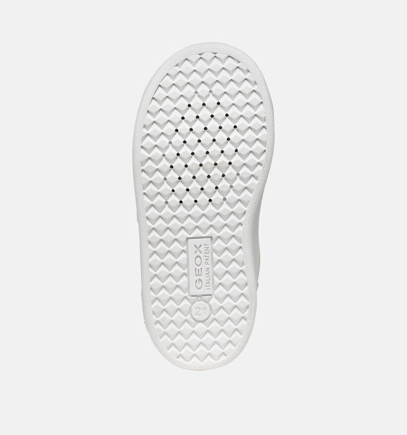 Geox Baskets pour b&eacute;b&eacute; en Blanc pour filles (369995) - pour semelles orthop&eacute;diques