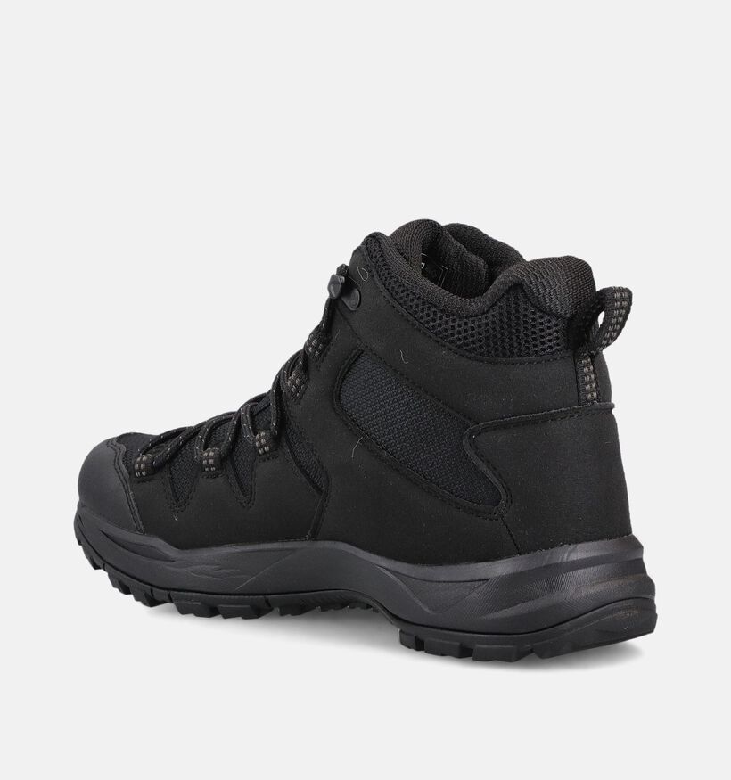 Icepeak Ansio Zwarte Wandelschoenen voor dames (374330) - geschikt voor steunzolen