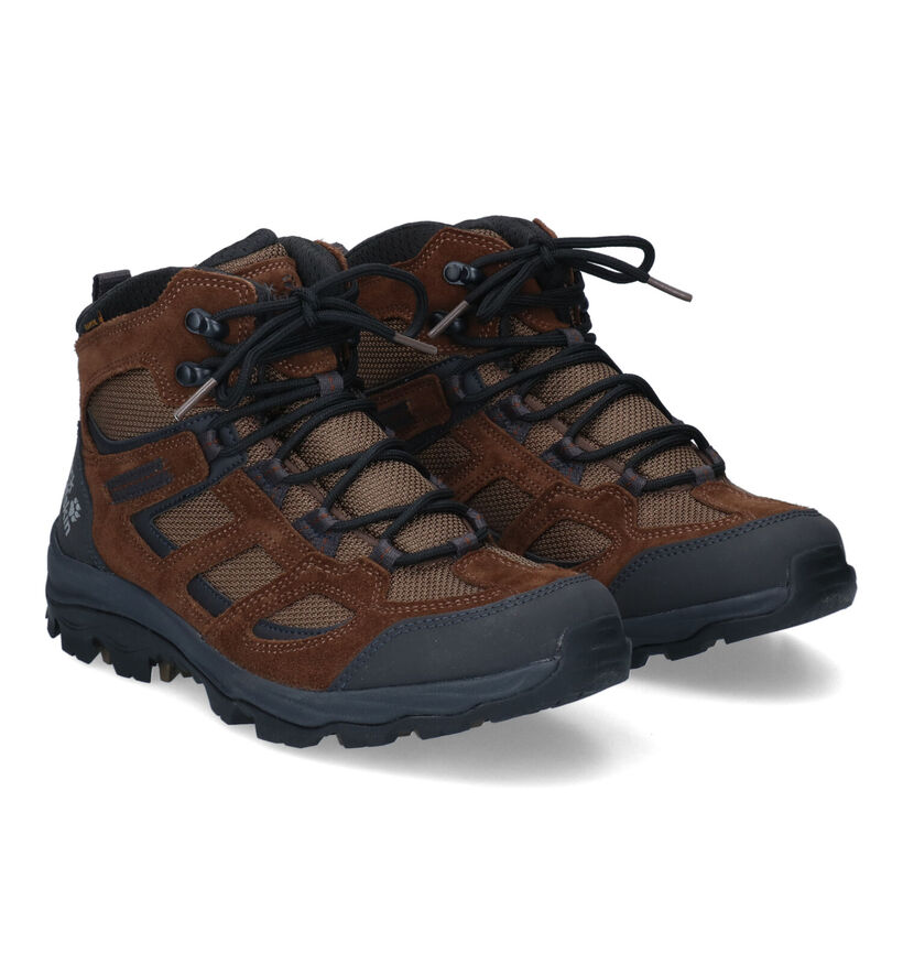 Jack Wolfskin Vojo 3 Texapore Bruine Wandelschoenen voor heren (302186) - geschikt voor steunzolen