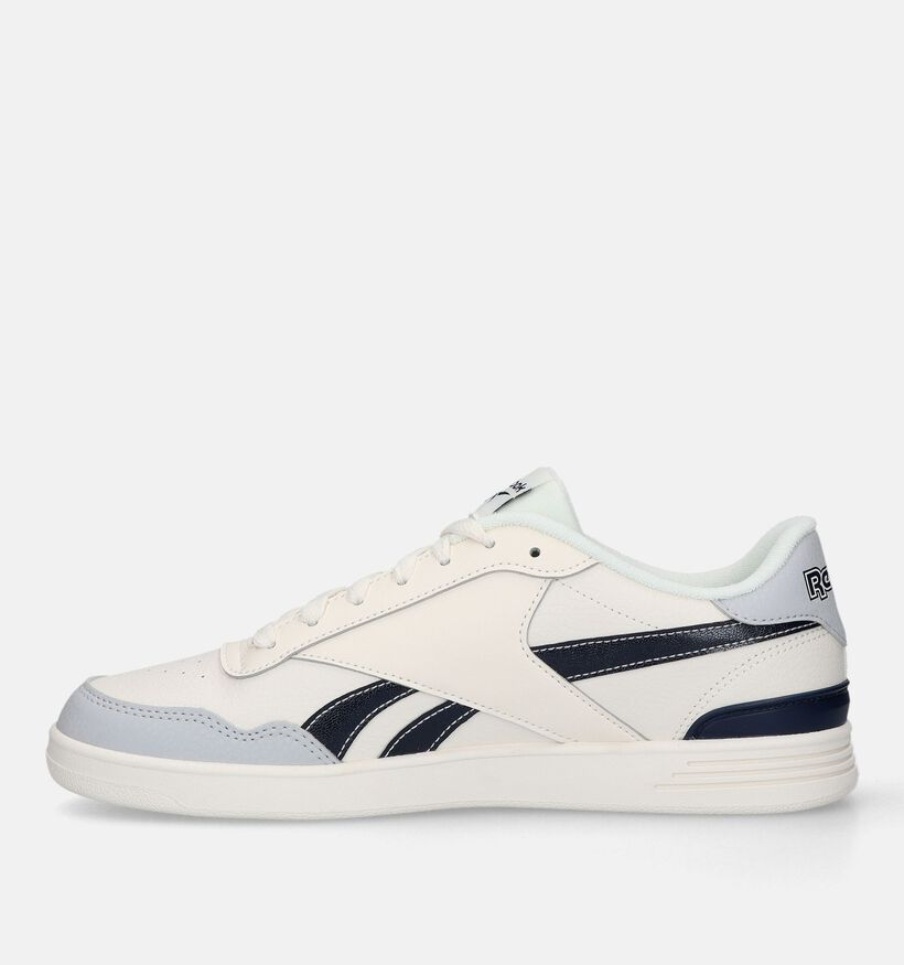 Reebok Court ADV Clip Baskets en Blanc pour hommes (335284) - pour semelles orthopédiques