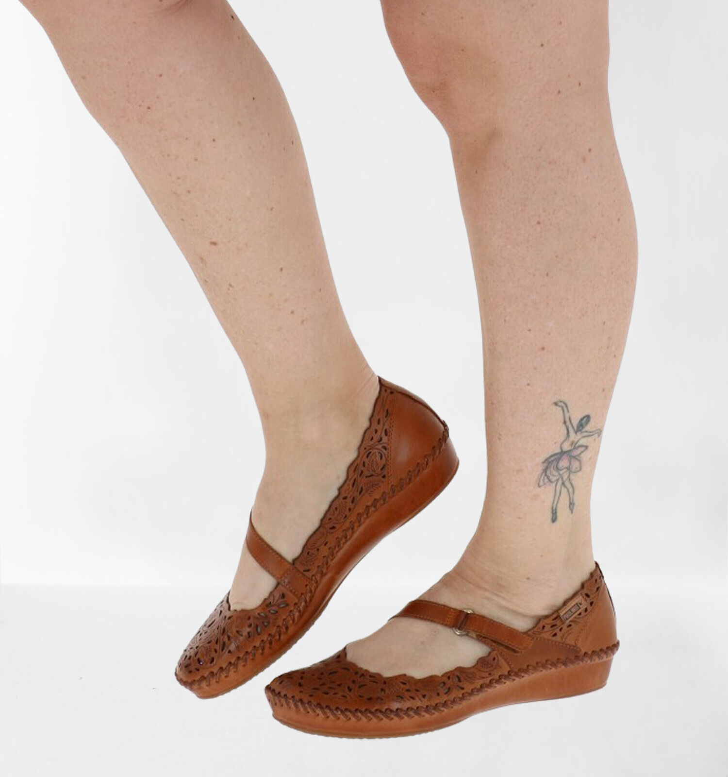 Pikolinos Cognac Ballerina s met Bandje Dames Ballerina s Lage schoenen Online op TORFS.BE