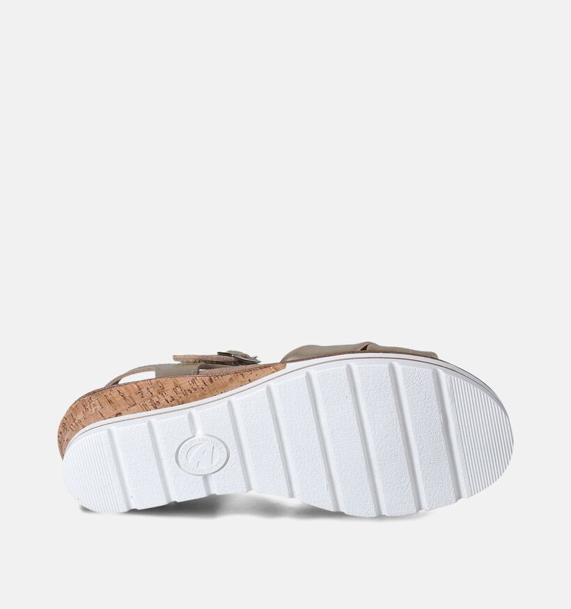 Solemade Klara Sandales pour semelles orthopédiques en Or pour femmes (355739) - pour semelles orthopédiques