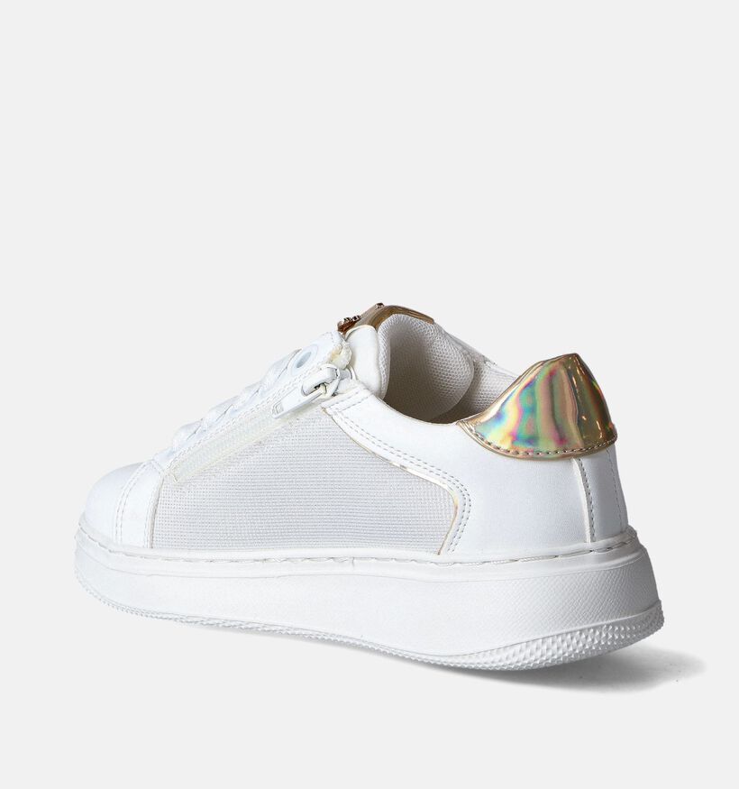 Asso Witte Sneakers voor meisjes (354152) - geschikt voor steunzolen