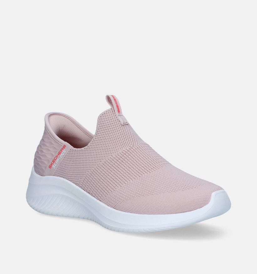 Skechers Slip-ins Ultra Flex 3.0 Cozy Roze Slip-on Sneakers voor dames (335201)