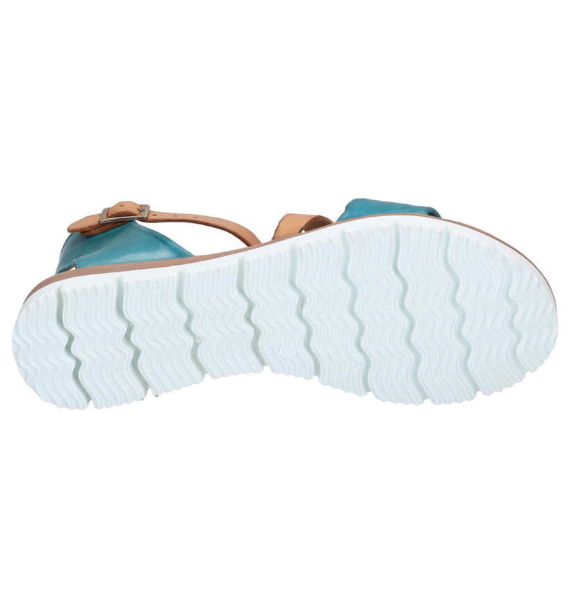 Miz Mooz Shep Turquoise Sandalen in leer (272238)