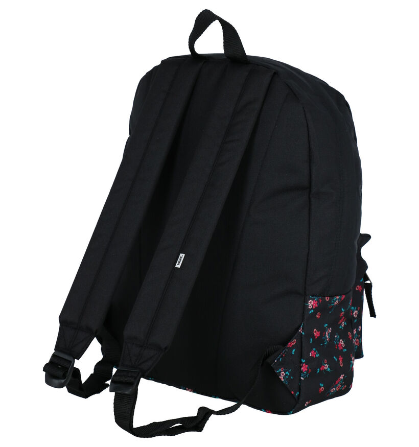 Vans Realm Backpack Zwarte Rugzak in stof (302913)