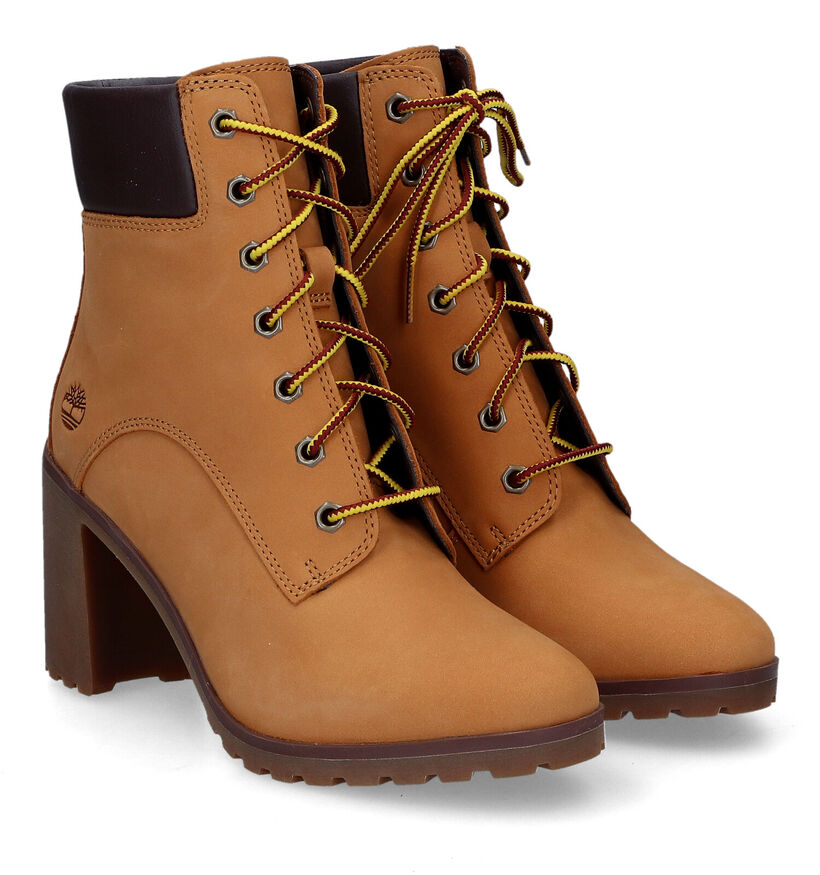 Timberland Allington 6IN Taupe Enkellaarzen voor dames (313454)