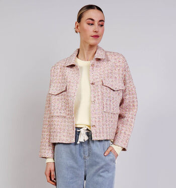 Rue Mazarine Manteaux Bleu/Rose