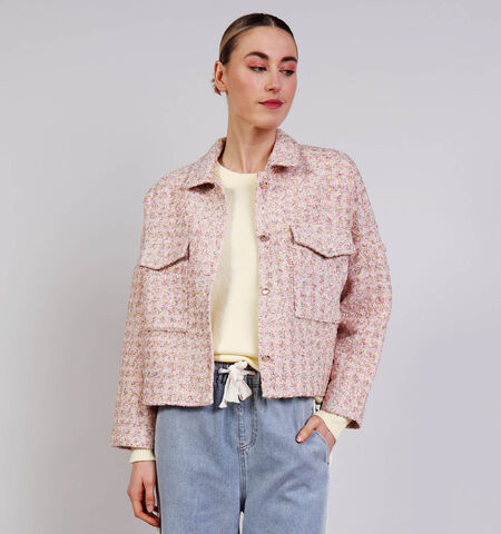 Rue Mazarine Manteaux Bleu/Rose