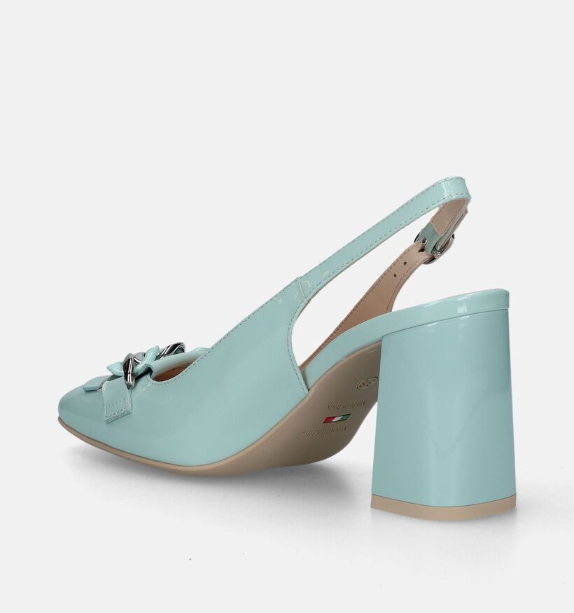 NeroGiardini Escarpins slingback en Vert clair pour femmes (337142)