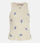 Desires Piper Beige/Blauwe Top voor dames (374244)