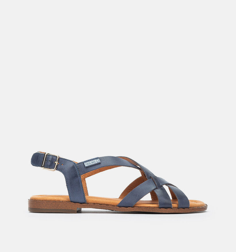 Pikolinos Algar Sandales plates en Bleu pour femmes (370546)