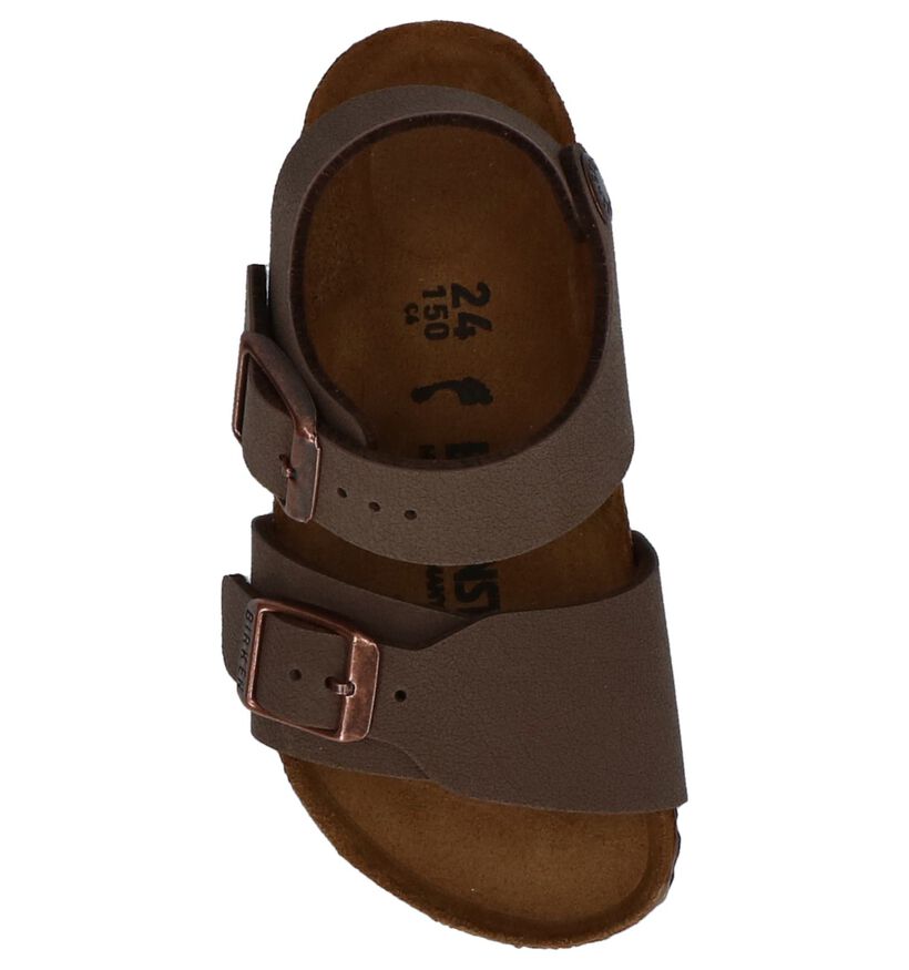 Birkenstock New York Zwarte Sandalen voor jongens (338096)