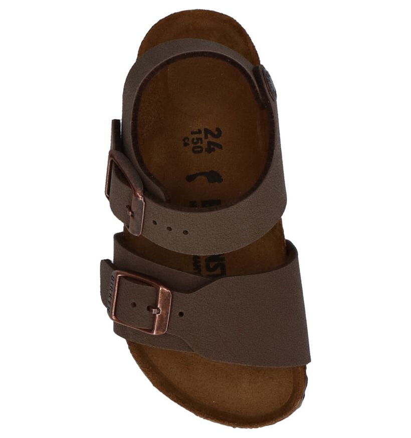 Birkenstock New York Sandales en Bleu pour filles, garçons (322480)