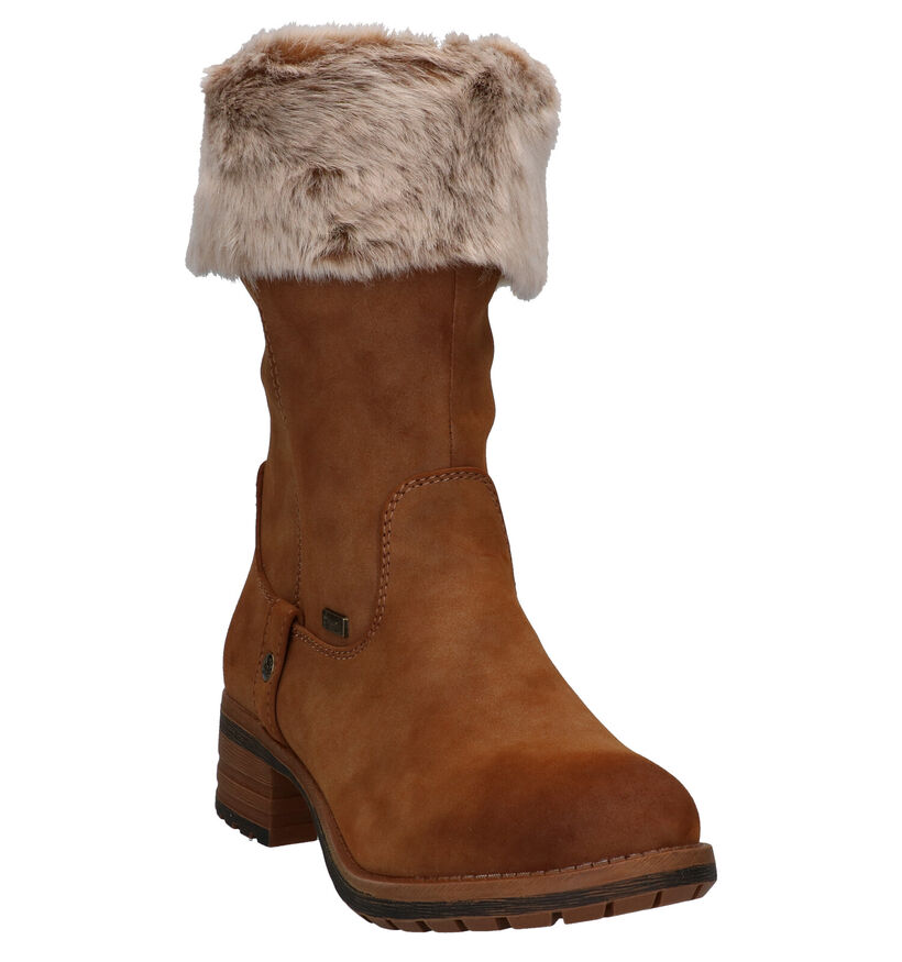 Rieker Bottes courtes en Marron en textile (299376)