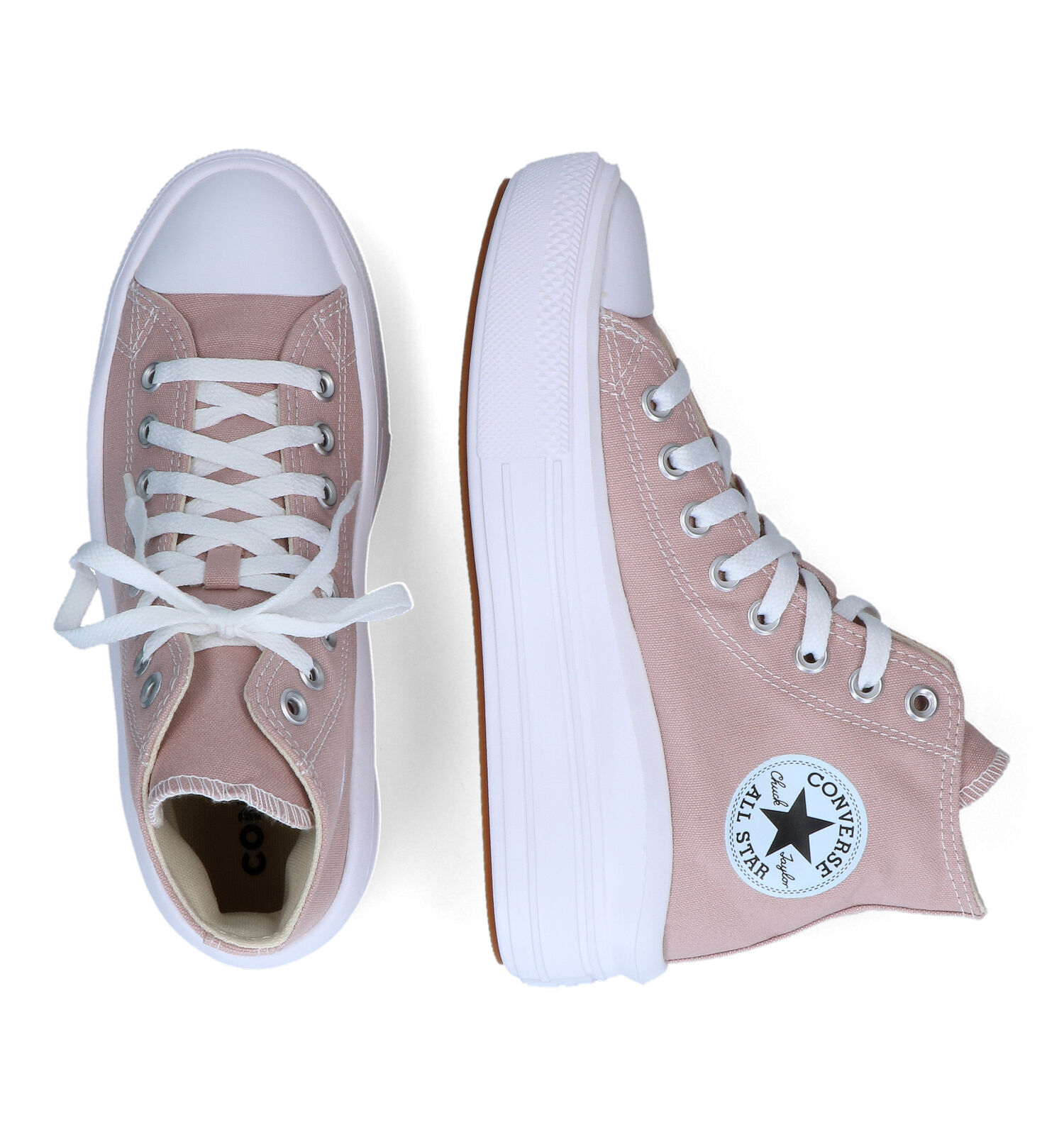 Converse noir et 2025 rose