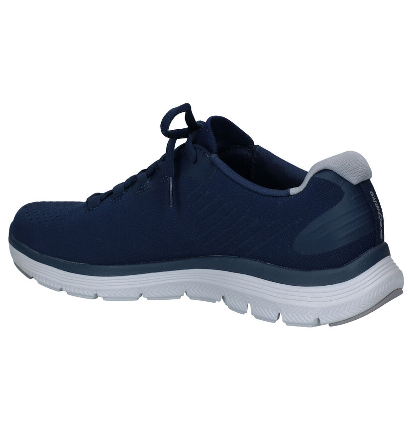 Skechers Flex Advantage Blauwe Sneakers in stof (293904)