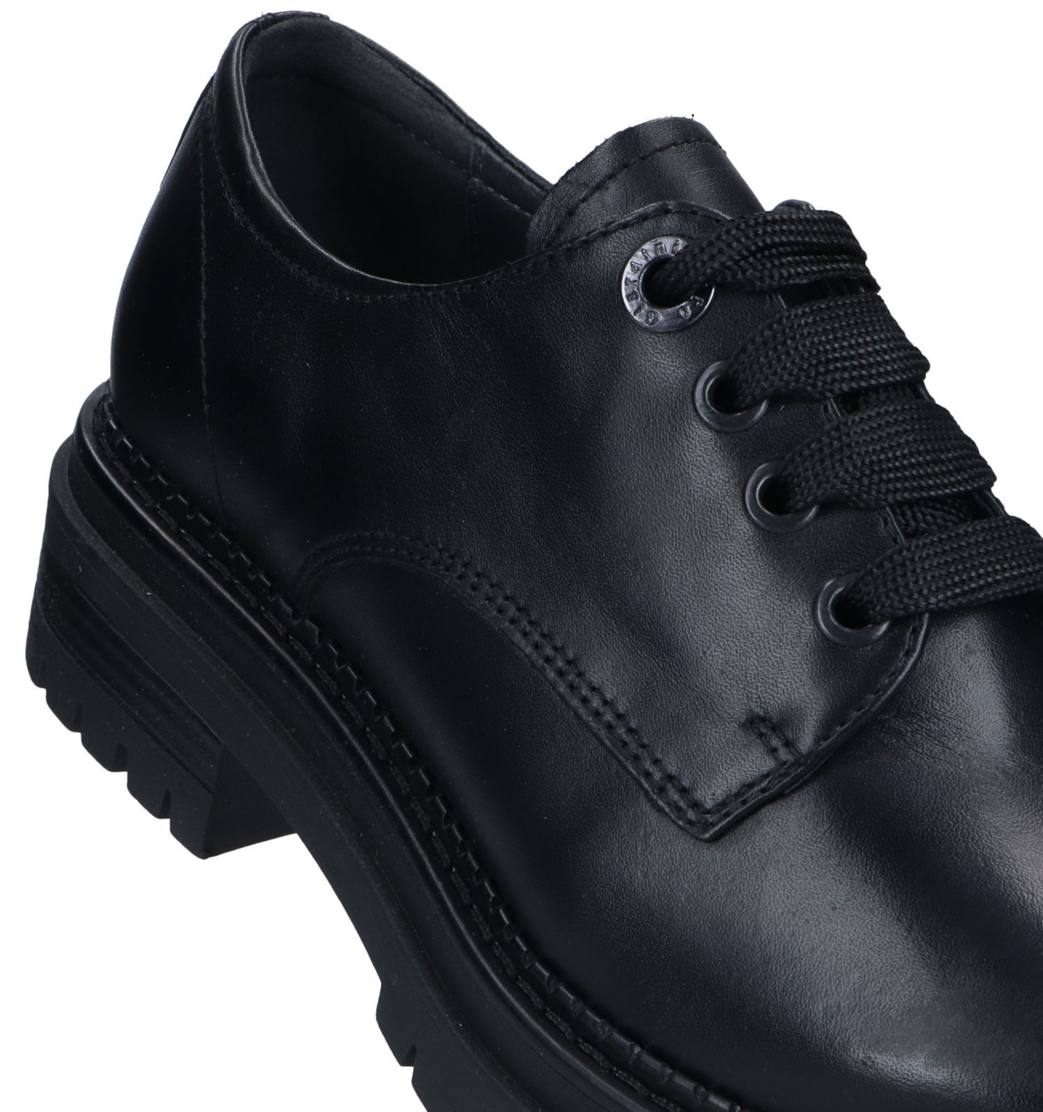 Veterschoenen zwart on sale