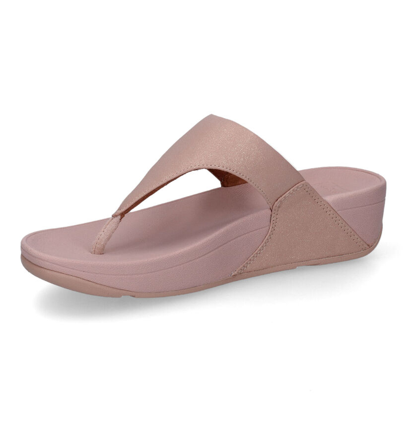 FitFlop Lulu Sparkle Tongs en Rose en synthétique (302645)