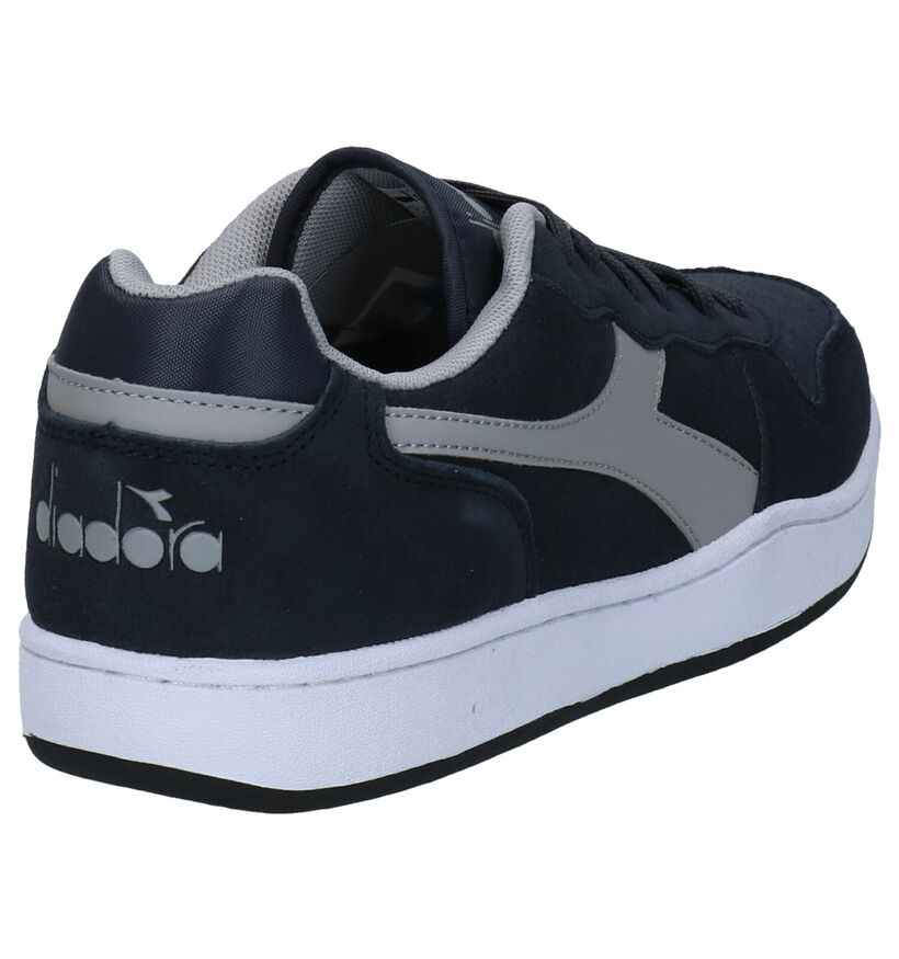 Diadora Playground Blauwe Sneakers in nubuck (277673)