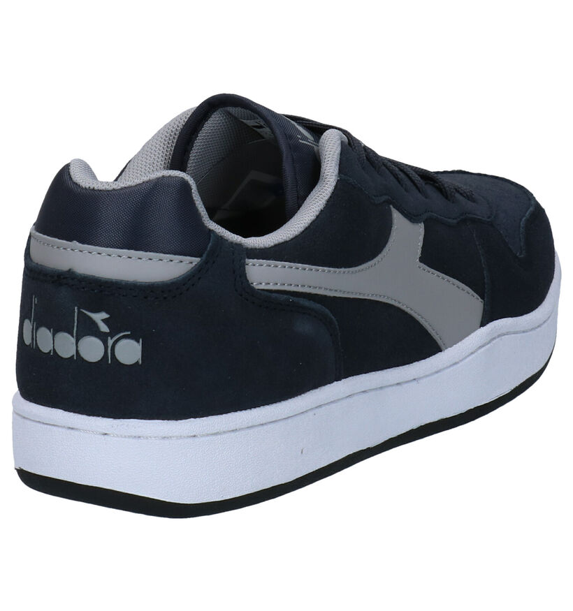 Diadora Baskets basses en Bleu foncé en nubuck (277673)