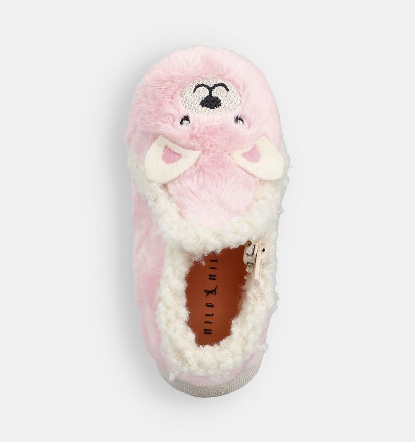 Milo & Mila Roze Pantoffels voor meisjes (364916) - geschikt voor steunzolen