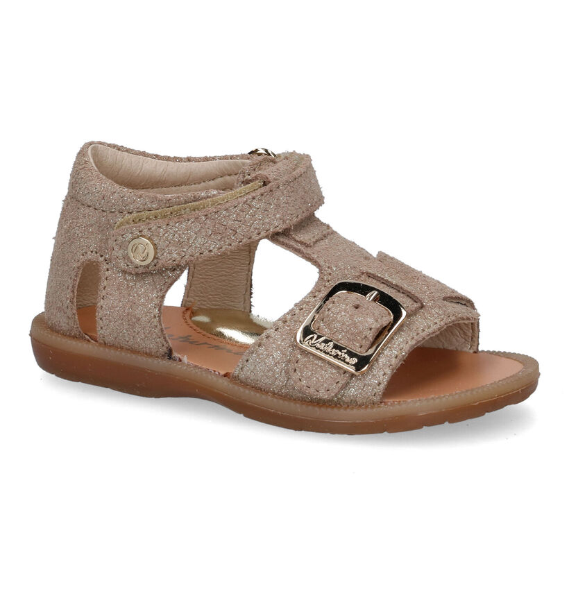 Naturino Quarzo Sandales en Rose en cuir (307214)