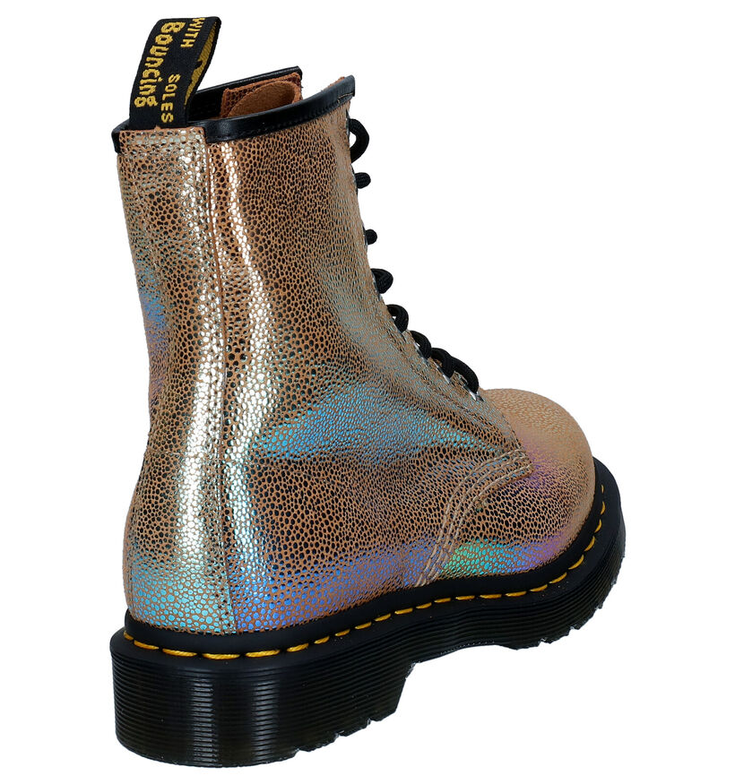 Dr. Martens 1460 Bottines en Mauve en verni (303591)