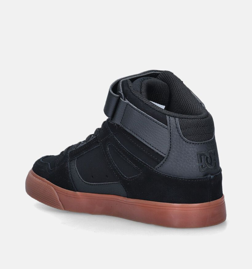 DC Shoes Pure High Top Zwarte Skate sneakers voor jongens (343802)