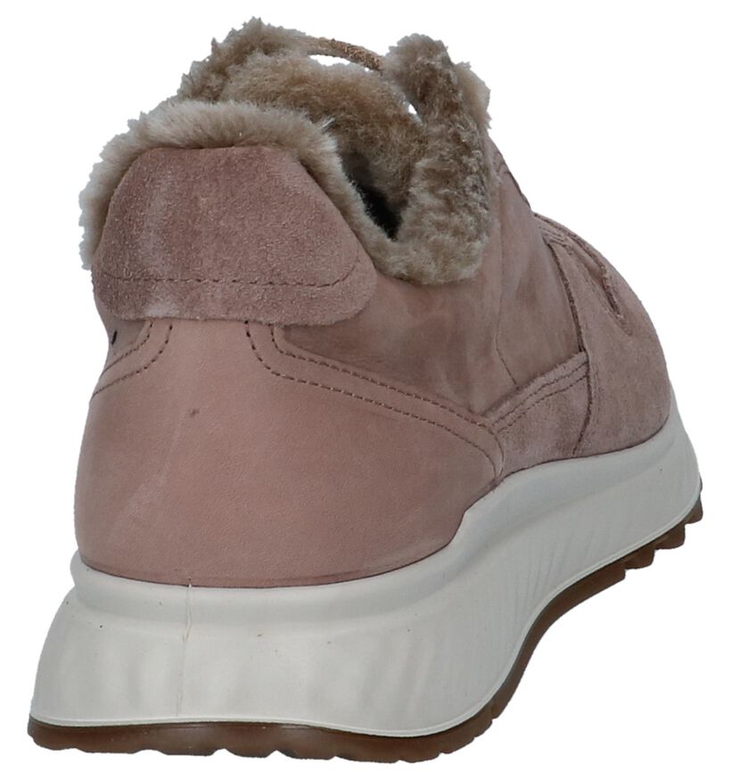 Donker Roze Veterschoenen ECCO St 1 in leer (235728)