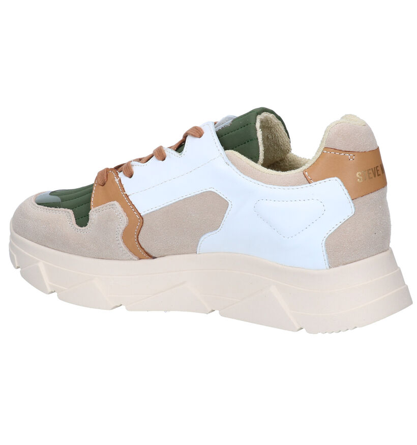 Steve Madden Poppy Zwarte Sneakers in leer (300602)