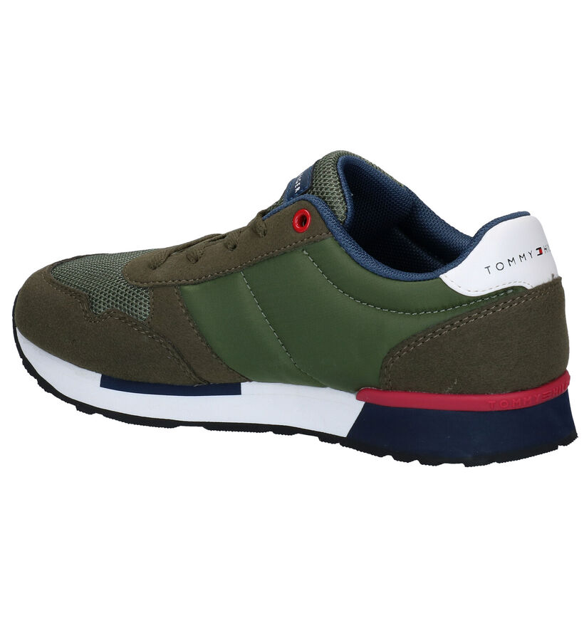 Donkerblauwe Sneakers Tommy Hilfiger in stof (266585)