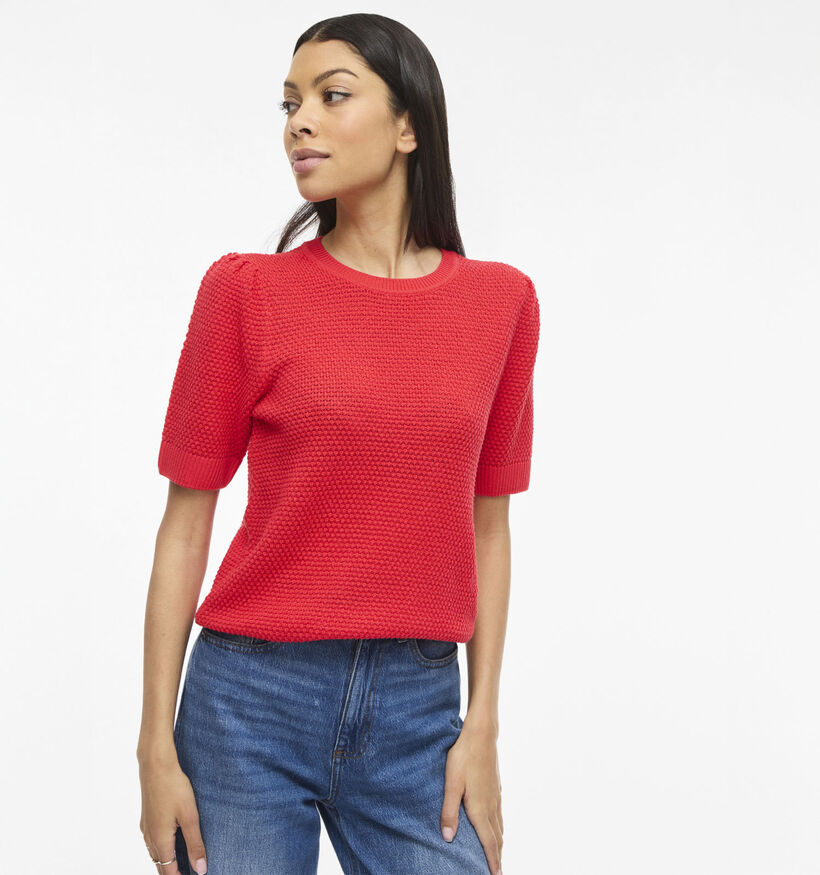 Vila Dalo Knit Rode Trui voor dames (368074)