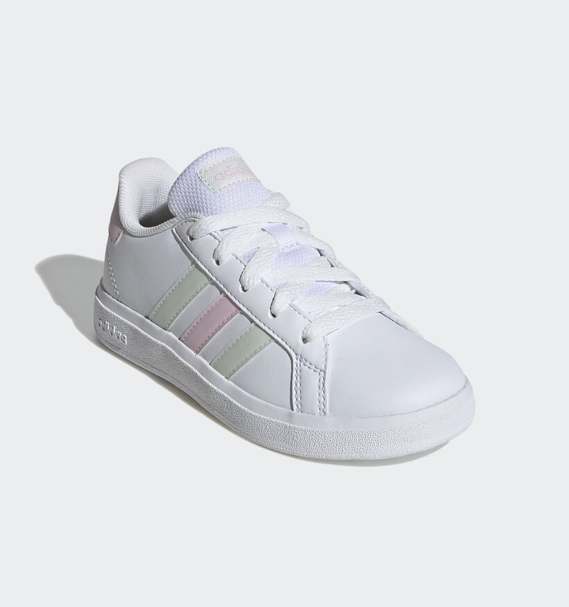 adidas Grand Court 2.0 Baskets en Blanc pour filles (350261) - pour semelles orthopédiques