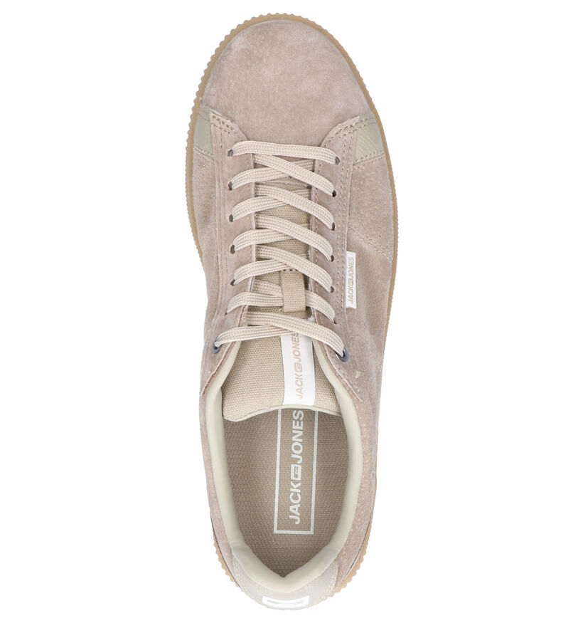 Jack & Jones Olly Taupe Sneakers in daim (256274)