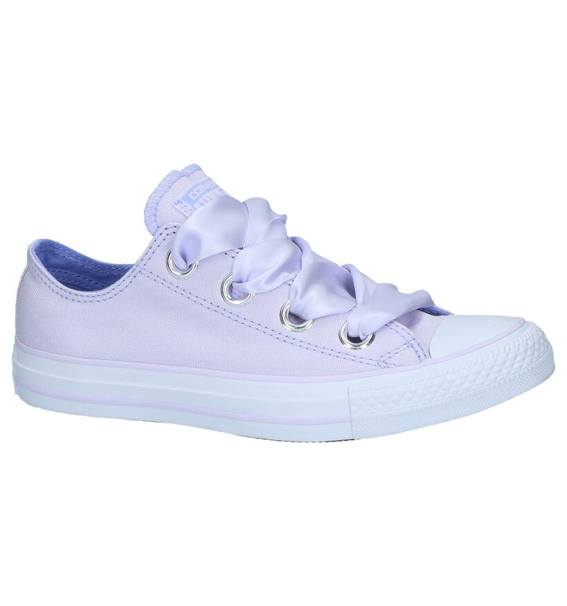 Paarse Lage Sportieve Sneakers Converse Chuck Taylor All Star in stof (210340)