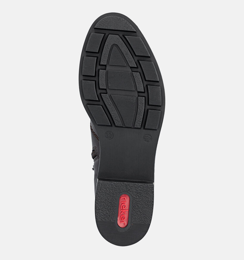 Rieker Bottines motardes en Brun fonc&eacute; pour femmes (379973)