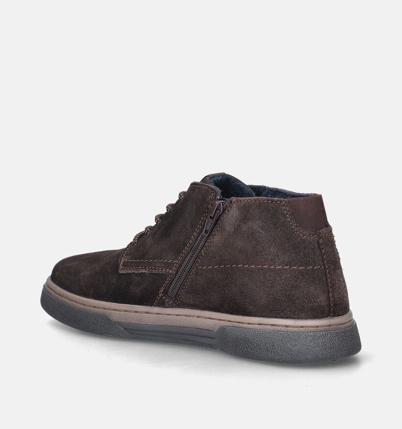 Bugatti Bruine Hoge schoenen voor heren (347000) - geschikt voor steunzolen