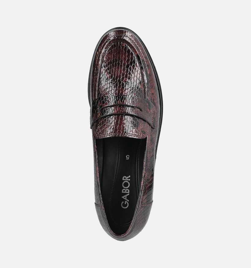 Gabor Bordeaux Loafers voor dames (376968)