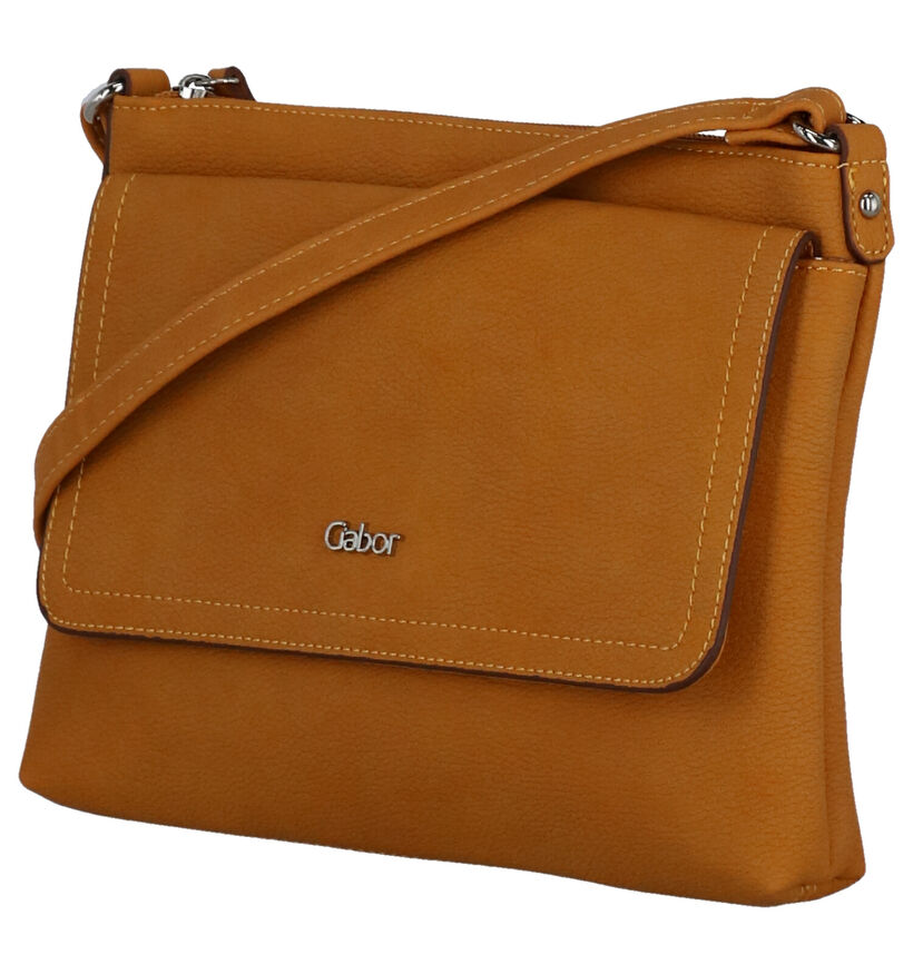 Gabor Dina Zwarte Crossbody Tas in kunstleer (296266)