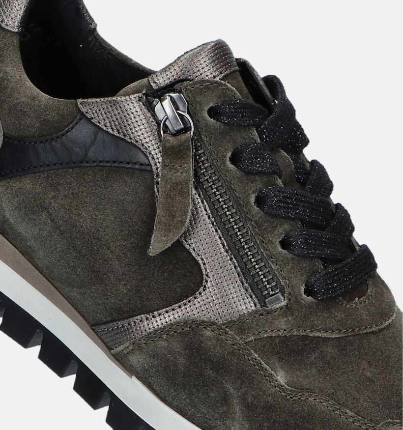 Gabor OptiFit Zwarte Sneakers voor dames (344742) - geschikt voor steunzolen